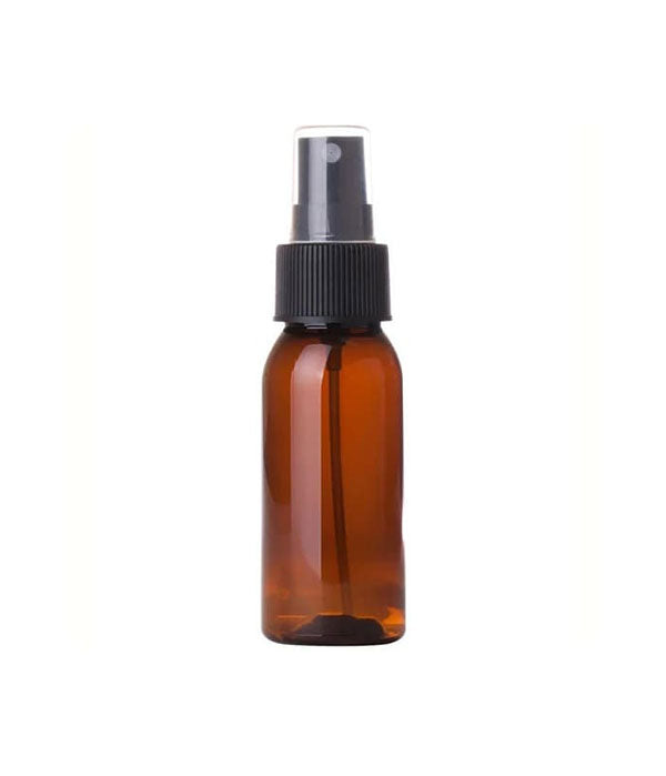 PET Bottle with Spray Top (Amber) 50mL