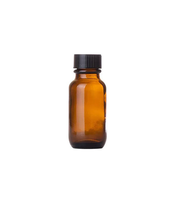 Glass Bottle with Cap (Amber) 25mL