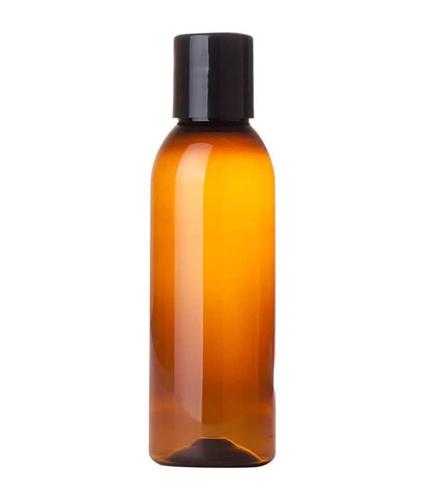 PET Bottle with Flip Lid (Amber) 125mL