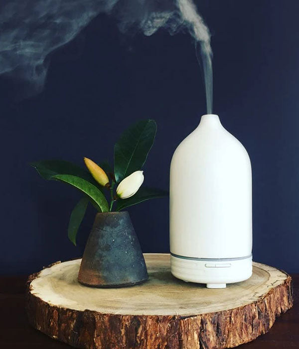 Ceramic Ultrasonic Diffuser (Smooth White)